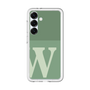 スリムプロテクションプレミアムケース［ オリジナル - initial two tone - W green ］