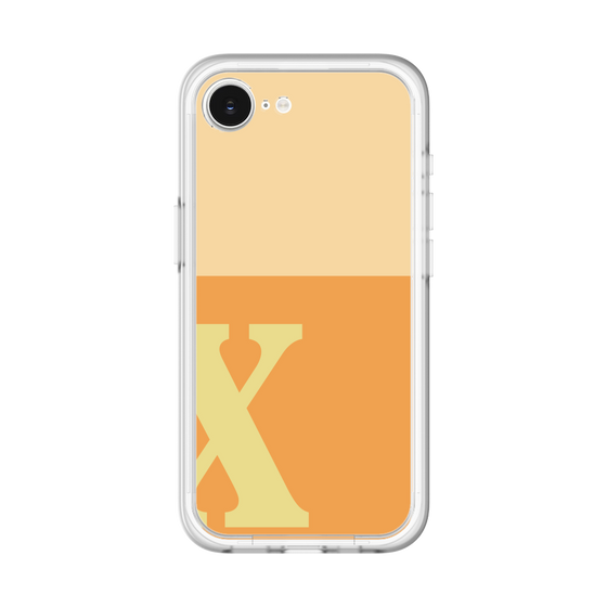 スリムプロテクションプレミアムケース［ オリジナル - initial two tone - X orange ］
