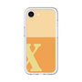 スリムプロテクションプレミアムケース［ オリジナル - initial two tone - X orange ］