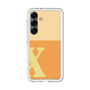 スリムプロテクションプレミアムケース［ オリジナル - initial two tone - X orange ］