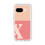 スリムプロテクションプレミアムケース［ オリジナル - initial two tone - X pink ］
