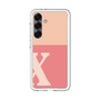 スリムプロテクションプレミアムケース［ オリジナル - initial two tone - X pink ］