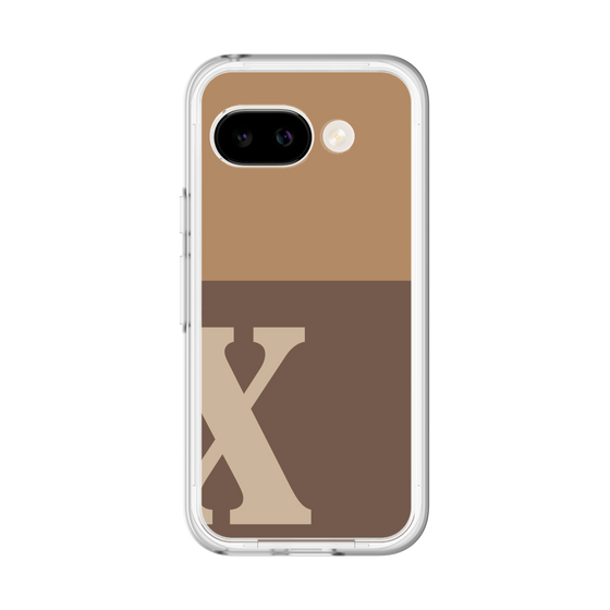 スリムプロテクションプレミアムケース［ オリジナル - initial two tone - X brown ］