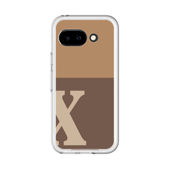 スリムプロテクションプレミアムケース［ オリジナル - initial two tone - X brown ］