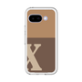 スリムプロテクションプレミアムケース［ オリジナル - initial two tone - X brown ］