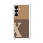 スリムプロテクションプレミアムケース［ オリジナル - initial two tone - X brown ］