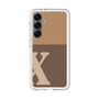 スリムプロテクションプレミアムケース［ オリジナル - initial two tone - X brown ］
