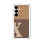 スリムプロテクションプレミアムケース［ オリジナル - initial two tone - X brown ］