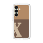 スリムプロテクションプレミアムケース［ オリジナル - initial two tone - X brown ］