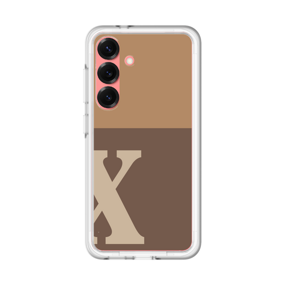 スリムプロテクションプレミアムケース［ オリジナル - initial two tone - X brown ］