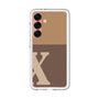 スリムプロテクションプレミアムケース［ オリジナル - initial two tone - X brown ］