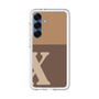 スリムプロテクションプレミアムケース［ オリジナル - initial two tone - X brown ］
