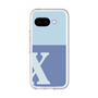 スリムプロテクションプレミアムケース［ オリジナル - initial two tone - X blue ］