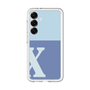スリムプロテクションプレミアムケース［ オリジナル - initial two tone - X blue ］