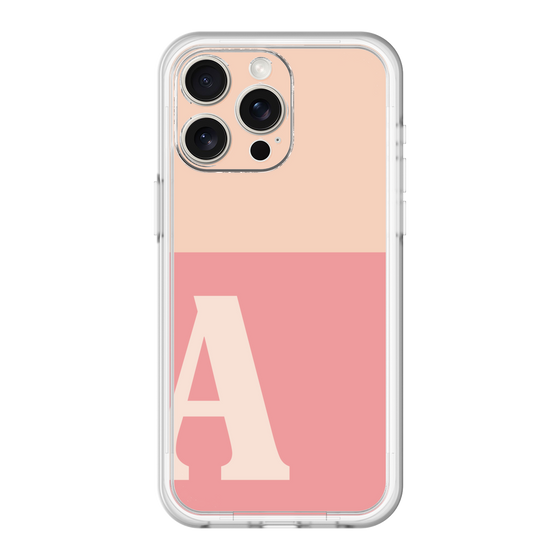 スリムプロテクションプレミアムケース［ オリジナル - initial two tone - A pink ］