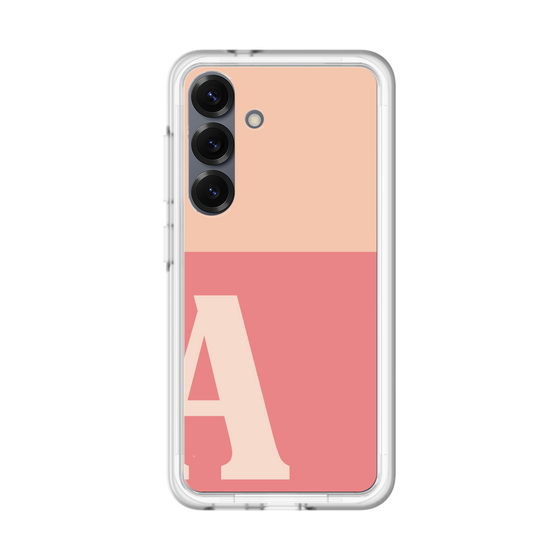 スリムプロテクションプレミアムケース［ オリジナル - initial two tone - A pink ］