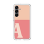 スリムプロテクションプレミアムケース［ オリジナル - initial two tone - A pink ］