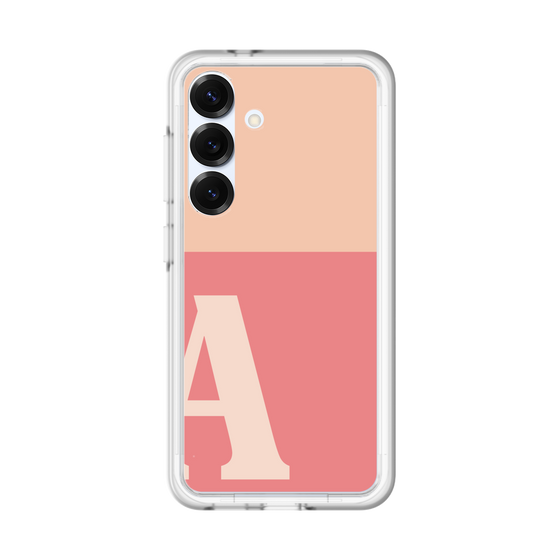 スリムプロテクションプレミアムケース［ オリジナル - initial two tone - A pink ］