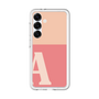 スリムプロテクションプレミアムケース［ オリジナル - initial two tone - A pink ］