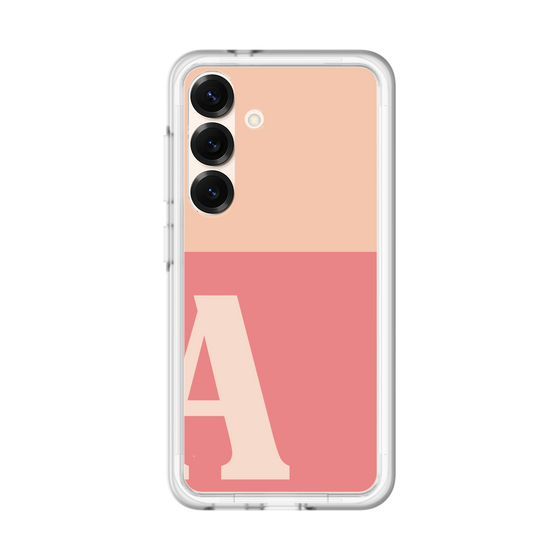 スリムプロテクションプレミアムケース［ オリジナル - initial two tone - A pink ］