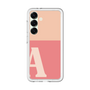 スリムプロテクションプレミアムケース［ オリジナル - initial two tone - A pink ］