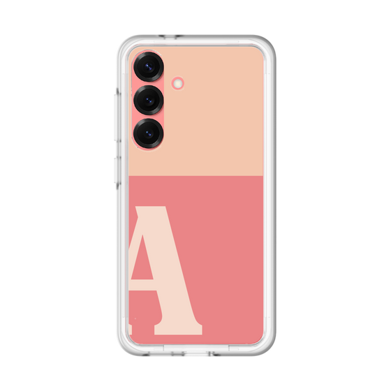スリムプロテクションプレミアムケース［ オリジナル - initial two tone - A pink ］