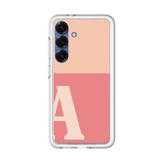 スリムプロテクションプレミアムケース［ オリジナル - initial two tone - A pink ］