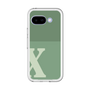 スリムプロテクションプレミアムケース［ オリジナル - initial two tone - X green ］