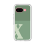 スリムプロテクションプレミアムケース［ オリジナル - initial two tone - X green ］