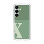 スリムプロテクションプレミアムケース［ オリジナル - initial two tone - X green ］