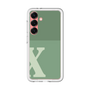 スリムプロテクションプレミアムケース［ オリジナル - initial two tone - X green ］