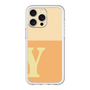 スリムプロテクションプレミアムケース［ オリジナル - initial two tone - Y orange ］