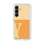 スリムプロテクションプレミアムケース［ オリジナル - initial two tone - Y orange ］
