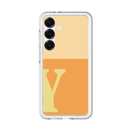 スリムプロテクションプレミアムケース［ オリジナル - initial two tone - Y orange ］