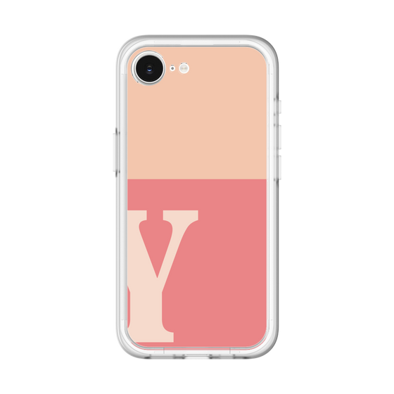 スリムプロテクションプレミアムケース［ オリジナル - initial two tone - Y pink ］