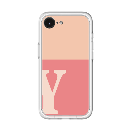 スリムプロテクションプレミアムケース［ オリジナル - initial two tone - Y pink ］