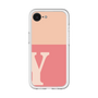 スリムプロテクションプレミアムケース［ オリジナル - initial two tone - Y pink ］
