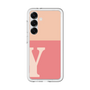 スリムプロテクションプレミアムケース［ オリジナル - initial two tone - Y pink ］