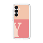 スリムプロテクションプレミアムケース［ オリジナル - initial two tone - Y pink ］