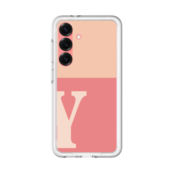 スリムプロテクションプレミアムケース［ オリジナル - initial two tone - Y pink ］