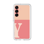 スリムプロテクションプレミアムケース［ オリジナル - initial two tone - Y pink ］