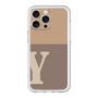 スリムプロテクションプレミアムケース［ オリジナル - initial two tone - Y brown ］