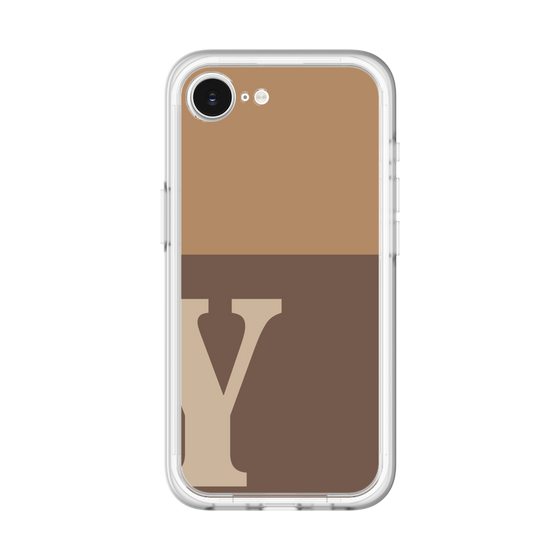 スリムプロテクションプレミアムケース［ オリジナル - initial two tone - Y brown ］
