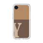 スリムプロテクションプレミアムケース［ オリジナル - initial two tone - Y brown ］