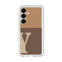 スリムプロテクションプレミアムケース［ オリジナル - initial two tone - Y brown ］