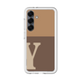 スリムプロテクションプレミアムケース［ オリジナル - initial two tone - Y brown ］