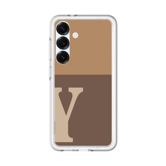 スリムプロテクションプレミアムケース［ オリジナル - initial two tone - Y brown ］