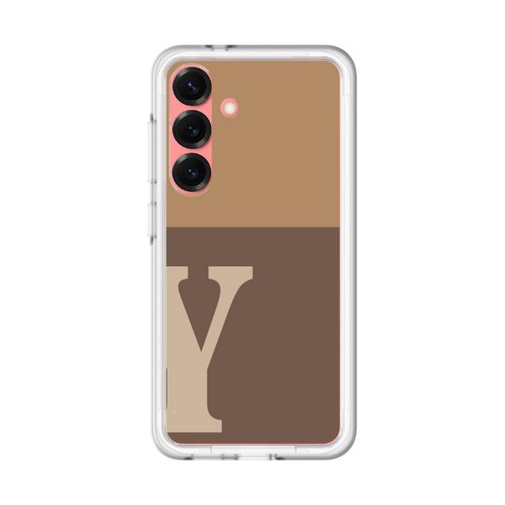 スリムプロテクションプレミアムケース［ オリジナル - initial two tone - Y brown ］
