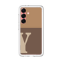 スリムプロテクションプレミアムケース［ オリジナル - initial two tone - Y brown ］
