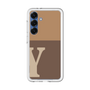 スリムプロテクションプレミアムケース［ オリジナル - initial two tone - Y brown ］